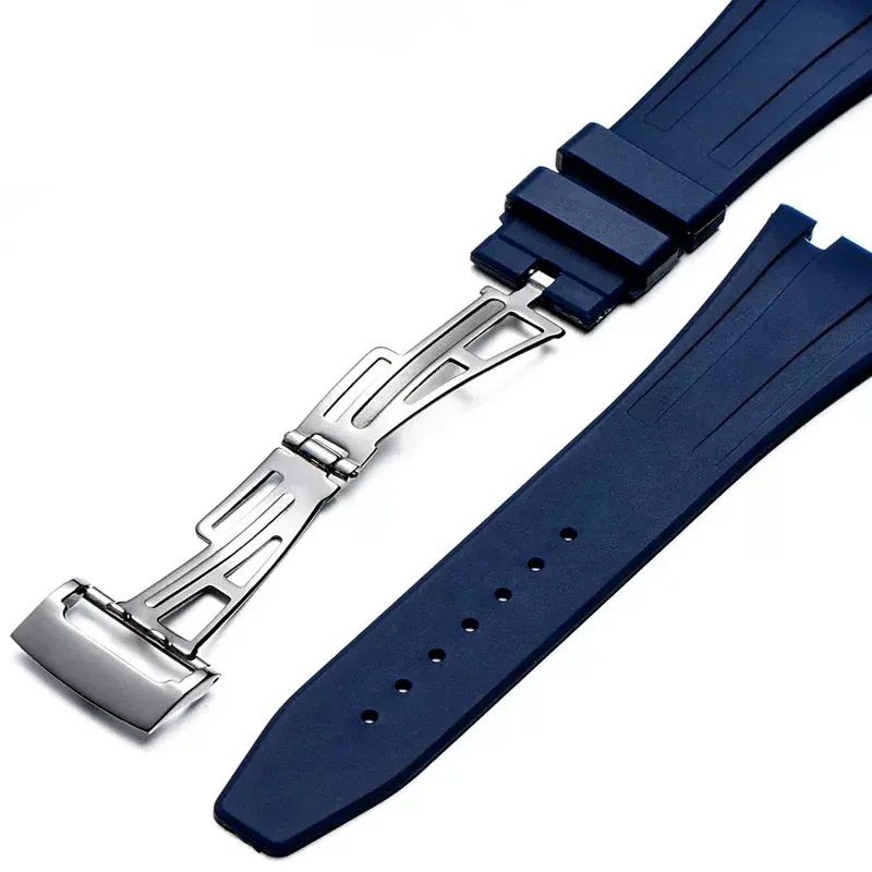 Silicone Rubber Watch Strap fo - Audemars Piguet Watch Royal Oak 评论和价格